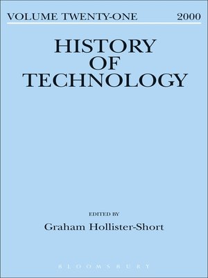 cover image of History of Technology Volume 21
